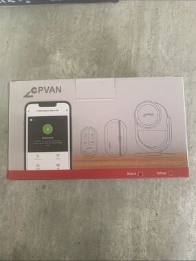 CPVAN Home Security Motion Alarm Kit - Black